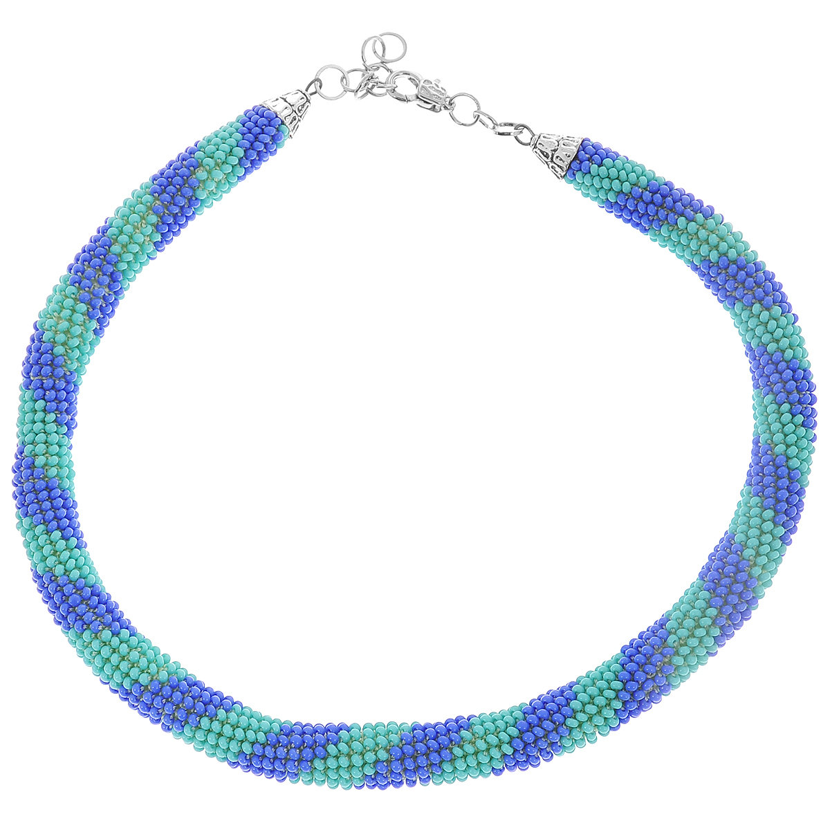 Колье-жгут Colored beads. Морской (Бисер). Ручная авторская работаCB5 Колье-жгут Colored beads. Морской (Бисер). Ручная авторская работаCB5Ручная работа. Автор: Ольга Кузьмина. Оригинальное колье-жгут, выполненное из бисера, подчеркнет красоту его обладательницы и придаст ей особенное очарование и стиль. Жгут связан крючком, что обеспечивает его прочность и эластичность. Изделие застегивается на карабин. Колье упаковано в подарочный мешочек. Это украшение способно преобразить повседневную одежду или стать завершающим штрихом в вечернем наряде. Рекомендации по уходу и использованию товара: - хранить отдельно от других украшений в пакете в сухом и темном месте; избегать попадания духов, крема, косметики на изделие.
