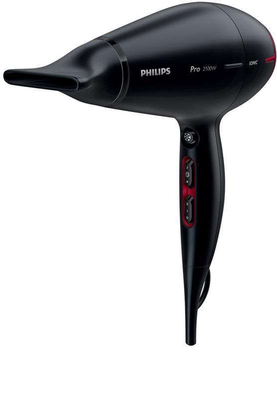 Philips HPS910/00 фенHPS910/00 Philips HPS910/00 фенHPS910/00Технология ThermoProtect обеспечивает оптимальную температуру сушки волос и их дополнительную защиту от перегрева. Превосходные результаты достигаются при той же мощности воздушного потока, но более щадящим способом Система ионизации обеспечивает сушку волос с антистатическим эффектом. Отрицательно заряженные ионы позволяют избежать статического электричества и улучшить общее состояние волос, а также способствуют закрытию волосяных чешуек, придавая волосам блеск и глянец. В результате волосы становятся прямыми, гладкими и шелковистыми. Керамический элемент излучает волны в дальнем инфракрасном диапазоне, создавая мягкое тепло, высушивающее волосы изнутри и защищающее их от перегрева, при этом скорость и эффективность устройства не снижается. Этот профессиональный фен мощностью 2100 Вт создает мощный поток воздуха. Удачное сочетание мощности и скорости помогает сократить время сушки и облегчить создание укладки Функция холодного обдува...