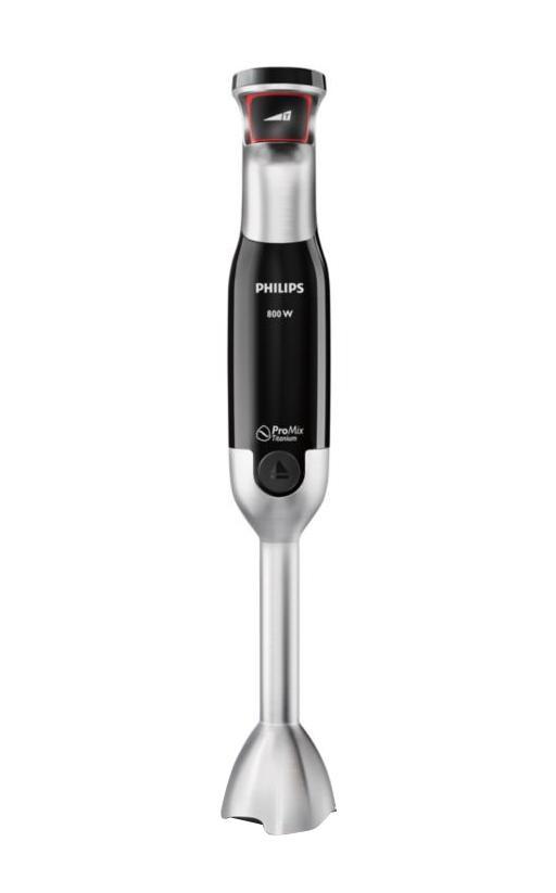 Philips HR1677/90 блендерHR1677/90 Philips HR1677/90 блендерHR1677/90Треугольная форма насадки для оптимальной плавности и однородности смешивания Технология ProMix ручного блендера Philips была разработана в сотрудничестве со специалистами престижного Штутгартского университета. Усовершенствованная технология обеспечивает большую однородность и скорость смешивания. Уникальная технология ProMix — это треугольная форма насадки, которая гарантирует идеальную консистенцию супов и смузи Мощный мотор ручного блендера 800 Вт обеспечивает идеальное смешивание Ручной блендер Philips с мощным и надежным мотором 800 Вт измельчит практически любые ингредиенты до однородной текстуры. Благодаря мощному мотору ручной блендер может использоваться с различными аксессуарами Интуитивное управление скоростями с помощью кнопки SpeedTouch Технология SpeedTouch позволяет управлять скоростью работы ручного блендера Philips, в том числе турборежимом, с помощью одной кнопки. Полностью интуитивное...