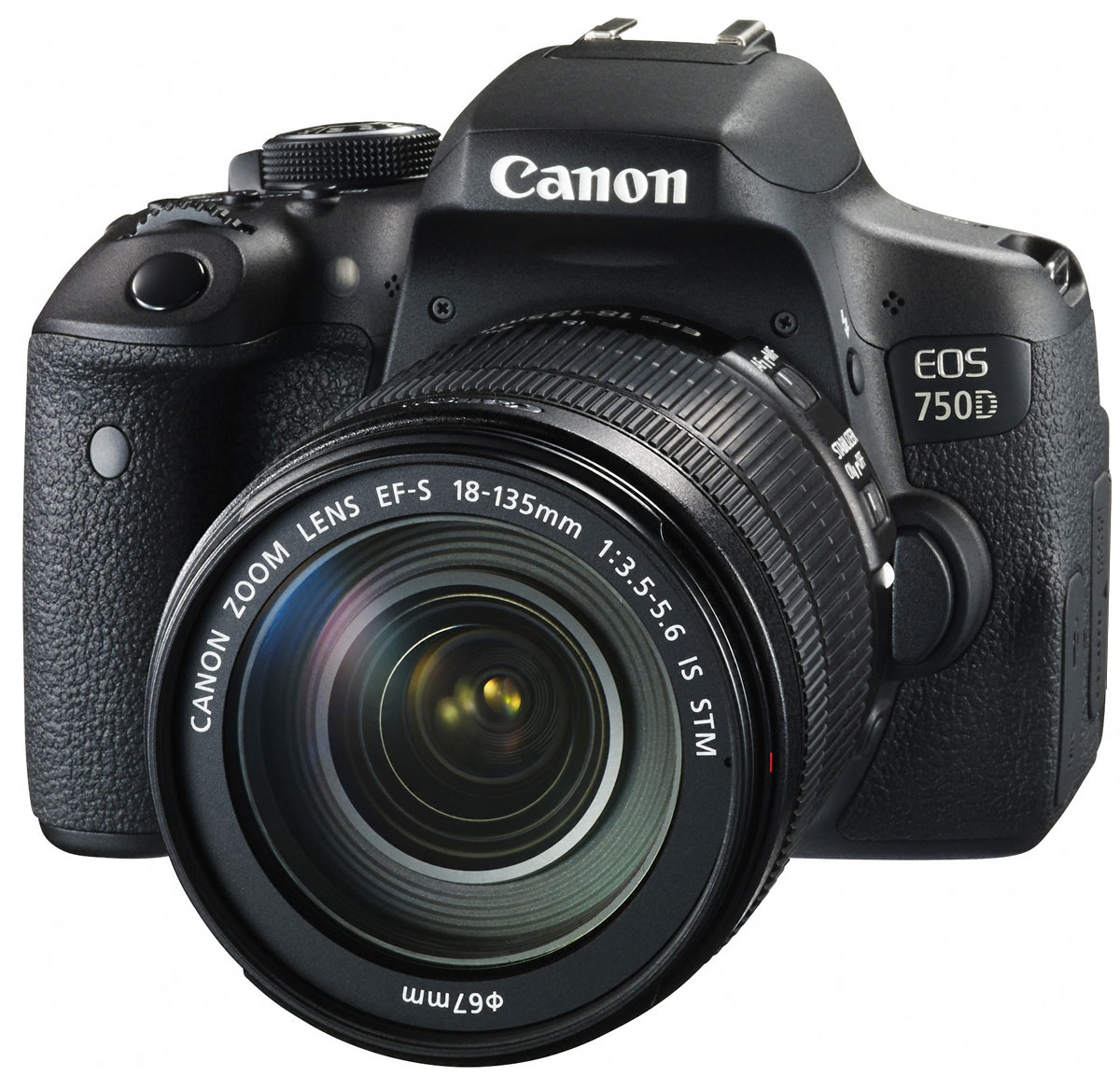 Canon EOS 750D Kit 18-135 IS STM, Black цифровая зеркальная фотокамера0592C009 Canon EOS 750D Kit 18-135 IS STM, Black цифровая зеркальная фотокамера0592C009Достигайте новых уровней мастерства в фотосъемке с зеркальной фотокамерой Canon EOS 750D. Простая съемка мельчайших деталей в любой ситуации Снимайте яркие и детализированные изображения в высоком разрешении с расширенным динамическим диапазоном, пониженным уровнем шума и превосходным контролем глубины резкости благодаря 24,2- мегапиксельному датчику APS-C. Удобный видоискатель EOS 750D оснащена интеллектуальным видоискателем, который обеспечивает улучшенные возможности съемки. Глядя в видоискатель, легче видеть точку фокусировки и любые активные области автофокусировки. Кроме того, четко отображается информация о съемке. Различные режимы съемки С легкостью снимайте великолепные фотографии благодаря последним технологиям цифровых зеркальных камер с базовыми и творческими режимами, которые позволят вам самостоятельно выбирать уровень контроля над параметрами съемки. Поворотный экран для творческого выстраивания...