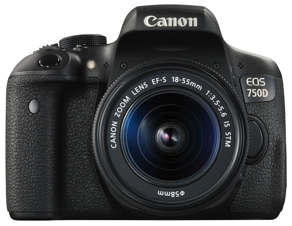 Canon EOS 750D Kit 18-55 IS STM, Black цифровая зеркальная фотокамера0592C005 Canon EOS 750D Kit 18-55 IS STM, Black цифровая зеркальная фотокамера0592C005Достигайте новых уровней мастерства в фотосъемке с зеркальной фотокамерой Canon EOS 750D. Простая съемка мельчайших деталей в любой ситуации Снимайте яркие и детализированные изображения в высоком разрешении с расширенным динамическим диапазоном, пониженным уровнем шума и превосходным контролем глубины резкости благодаря 24,2- мегапиксельному датчику APS-C. Удобный видоискатель EOS 750D оснащена интеллектуальным видоискателем, который обеспечивает улучшенные возможности съемки. Глядя в видоискатель, легче видеть точку фокусировки и любые активные области автофокусировки. Кроме того, четко отображается информация о съемке. Различные режимы съемки С легкостью снимайте великолепные фотографии благодаря последним технологиям цифровых зеркальных камер с базовыми и творческими режимами, которые позволят вам самостоятельно выбирать уровень контроля над параметрами съемки. Поворотный экран для творческого выстраивания...