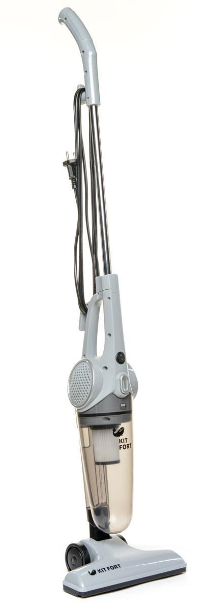 Kitfort KT-509, Gray вертикальный пылесосKT-509 Kitfort KT-509, Gray вертикальный пылесосKT-509Вертикальный пылесос удобен при уборке больших площадей, например, загородных домов и коттеджей. Он незаменим в доме, офисе, отеле, на даче. Конструкция 2 в 1 предусматривает наличие ручного пылесоса, который удобно использовать отдельно. К ручному пылесосу достаточно подсоединить удлинительную ручку, и он превращается в вертикальный пылесос Одно из главных достоинств вертикального пылесоса - это компактность. В отличие от обычного пылесоса, который нужно перед уборкой доставать и собирать, вертикальный пылесос всегда готов к работе. При хранении он занимает гораздо меньше свободного места, а во время работы благодаря своей маневренности может легко вписаться в узкий коридор или комнату, заполненную различными предметами. Для владельцев небольших квартир, которые сталкиваются с проблемой, где же хранить пылесос, приобретение вертикальной модели с вытянутой вверх конструкцией будет оптимальным вариантом. После снятия ручки вертикальный пылесос превращается в...