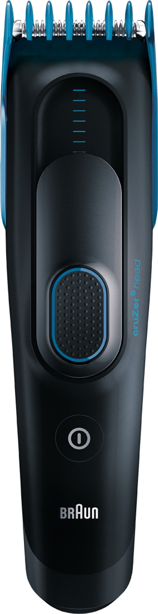 Braun cruZer 5 Head электрический триммер81392197 Braun cruZer 5 Head электрический триммер81392197Braun Триммер cruZer 5 head - создайте свой уникальный стиль Электрический триммер CruZer 5 head позволит Вам создать любую прическу. CruZer 5 Head оборудован ультра острым подстригающим элементом, который при этом абсолютно безопасен в использовании. Триммер head имеет полностью герметичный корпус, который позволит легко промыть триммер под проточной водой. Специальная система Memory Safetylock сохраняет в памяти последние настройки, включая одну из 8 доступных установок длины, чтобы Вы могли достичь желаемого результата. - Специальная насадка-гребень дает Вам выбор одной из 8 различных установок длины. - Триммер можно использовать для создания завершенного образа: подчеркнуть контуры стрижки, придать ей форму. - Мощный двойной аккумулятор для легкой стрижки даже жесткой бороды. - Система Memory Safetylock фиксирует и запоминает последние используемые настройки...