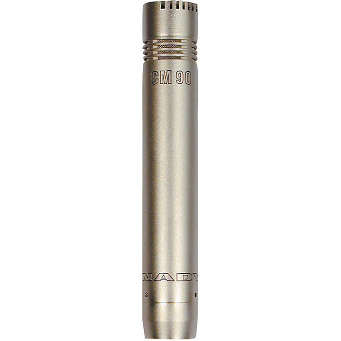 Nady CM 90, Bronze микрофонCM 90 Nady CM 90, Bronze микрофонCM 90Классический инструментальный конденсаторный микрофон Nady CM 90 с маленькой диафрагмой идеален для концертной работы — подзвучка акустических гитар, барабанов, хэта, малого барабана, рояля и духовых инструментов. Полный частотный диапазон и способность выдержать очень сильное звуковое давление Требует фантомное питание 48 В Безтрансформаторная конструкция Бронзовый корпус и внутренняя подвеска мембраны для защиты от вибрации