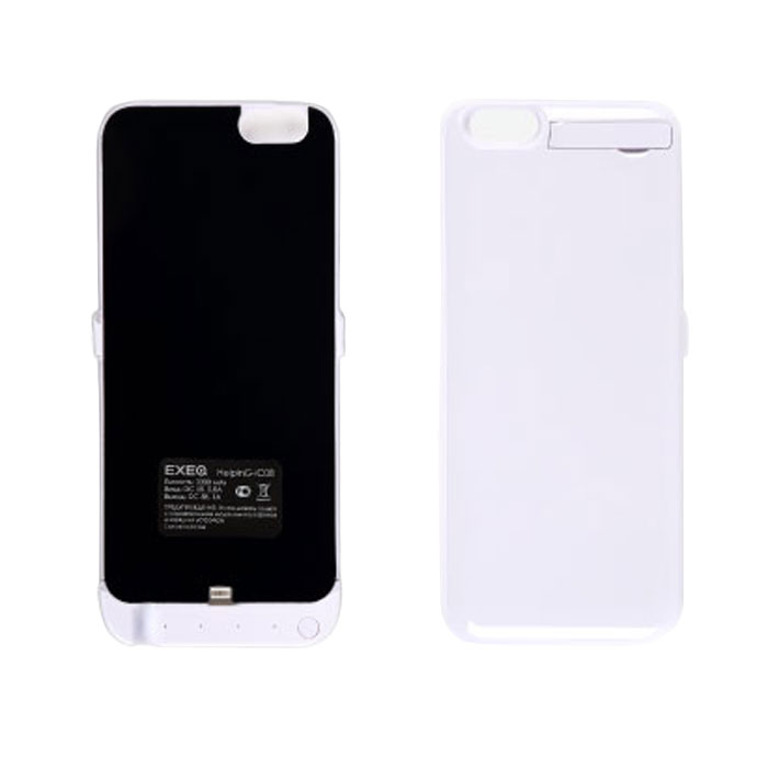 EXEQ HelpinG-iC08 чехол-аккумулятор для iPhone 6, White (3300 мАч, клип-кейс)HelpinG-iC08 WH EXEQ HelpinG-iC08 чехол-аккумулятор для iPhone 6, White (3300 мАч, клип-кейс)HelpinG-iC08 WHЧехол-аккумулятор EXEQ HelpinG-iC08 - это отличное решение для тех, кто не может долго обходиться без смартфона. После долгого использования, как известно, современные телефоны быстро разряжаются. С выходом нового iPhone 6-го поколения, данный стильный портативный аккумулятор просто незаменим. С помощью портативного зарядного устройства вы сможете зарядить свой смартфон абсолютно везде: будь то на улице, в общественном транспорте или в любом другом месте, где рядом не оказалось розетки. Чехол-аккумулятор HelpinG-iC08 заряжает ваш телефон до 100 % и автоматически отключается. Заряда хватает на длительное время. Данное зарядное устройство обладает 4-мя индикаторами состояния заряда батареи. Аккумулятор очень легкий, Вам нет необходимости брать с собой зарядные устройства с проводом, которые путаются в сумке. Такой аккумулятор можно использовать несколько дней! Это устройство такое компактное, что поместится в вашем кармане, либо в сумке. Такой...