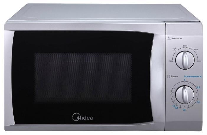 Midea MM820CFB-S СВЧ-печьMM820CFB-S Midea MM820CFB-S СВЧ-печьMM820CFB-SМикроволновая печь Midea MM820CFB-S представляет собой недорогую и практичную модель с простым и понятным управлением с помощью двух поворотных переключателей с мощностью и временем. Отличное сочетание цены, качества и функционала.
