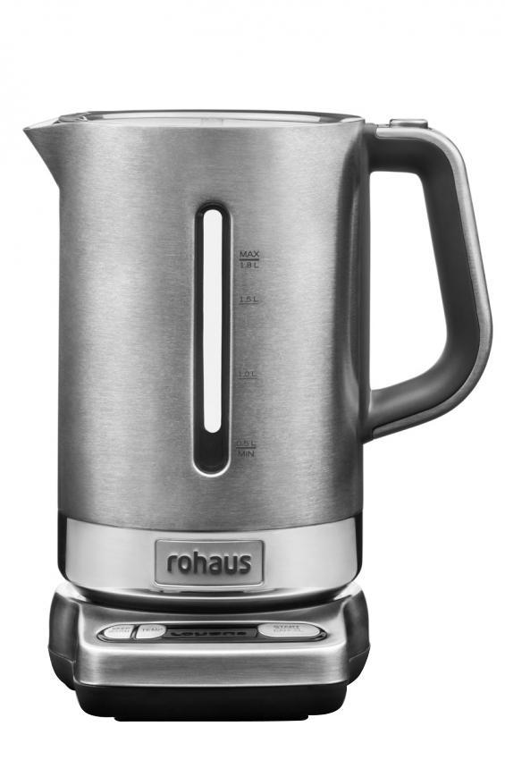 Rohaus RK910S, Silver электрочайникRK910S Rohaus RK910S, Silver электрочайникRK910SЧайник Rohaus RK910S с регулировкой температуры выполнен из долговечных металлических деталей, а его технические характеристики позволяют варьировать температуру нагрева воды для приготовления множества различных напитков.
