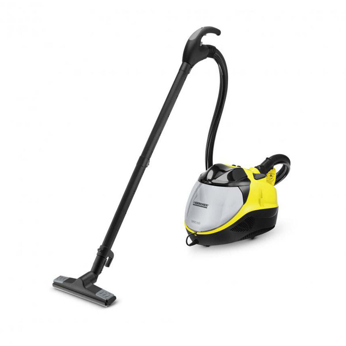 Karcher SV 7 1.439-410.0 паропылесос1.439-410.0 Karcher SV 7 1.439-410.0 паропылесос1.439-410.0Новый паропылесос от Кarcher SV 7 сочетает в себе все сильные стороны пароочистителя и пылесоса. Например, им можно собрать сухой мусор, помыть пол паром и сразу высушить его. Это быстрая, удобная и легкая уборка без применения химии. Простое управление Сила всасывания контроллируется на ручке, также на рукоятке можно отрегулировать подачу пара. 4 уровня регулировки всасывания Мощность всасывания регулируется в зависимости от потребностей. 5 уровней регулировки подачи пара Уровень подачи пара может быть отрегулирован в зависимости от поверхности и уровня загрязнения. Непрерывная подача пара Бак можно заполнять водой без перерывов в работе. Отсек для кабеля Оптимальное хранение кабеля с экономией места. Защита от детей Функция защиты от случайного использования Широкий спектр применений Многофункциональный прибор для уборки по дому без применения чистящих средств