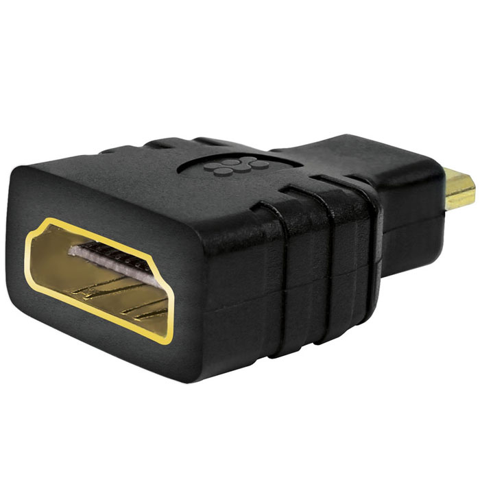 Promate proLink.H3 переходник HDMI/micro-HDMI00007556 Promate proLink.H3 переходник HDMI/micro-HDMI00007556Promate proLink.H3 - это премиум HDMI переходник, обеспечивающий 100% передачу как видео сигнала, так и аудиосигнала от устройства с Micro-HDMI портом. Изготовлен из меди с золотым покрытием 24К. Поддержка1080P 24k золотое покрытие на разъемах