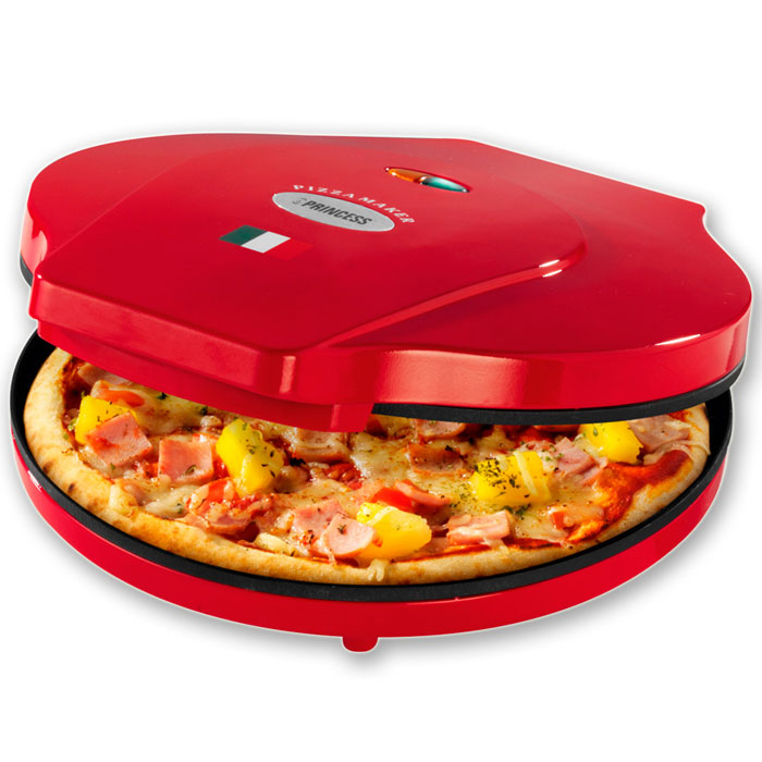 Princess 115000, Red пицца-мейкер115000 Princess 115000, Red пицца-мейкер115000Приготовьте дома отличную итальянскую пиццу вместе с Princess. Пицца-мейкер Princess 115000 поможет вам приготовить свежайшую пиццу диаметром до 30 см за считанные минуты. Оснащен световым индикатором питания. С антипригарным покрытием. Легко очищается. Идеален для любителей пиццы!
