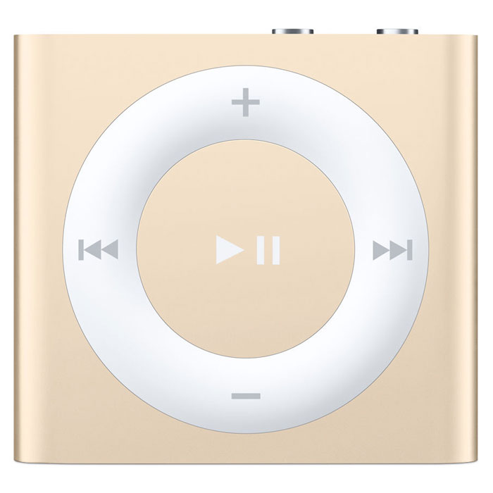 Apple iPod Shuffle 2 GB, Gold MP3-плеерMKM92RU/A Apple iPod Shuffle 2 GB, Gold MP3-плеерMKM92RU/AЯркий и удобный плеер iPod shuffle 5 поколения с функцией VoiceOver, плейлистами и снова с кнопками! Гладкий полированный алюминий и семь ярких цветов. Корпус нового iPod shuffle выполнен из цельного листа алюминия и отполирован до блеска - поэтому он производит впечатление прочности и изящества. Также он выпускается в разных цветах и может стать отличным модным аксессуаром. Выберите свой цвет: темно-серый, серебристый, фиолетовый, розовый, желтый, голубой или зеленый. Сотни песен, чтобы взять в дорогу: Любимые мелодии всегда будут с Вами. Благодаря аккумулятору, который работает 15 часов без подзарядки, и памяти объёмом 2 ГБ на iPod shuffle умещаются сотни песен. На нём хватит места для всех песен, которые Вы любите слушать в дороге или во время тренировок. А также для множества плейлистов, миксов Genius и подкастов. Держится за своё место: iPod shuffle не просто портативен. Его можно носить на одежде. Он надёжно крепится к...