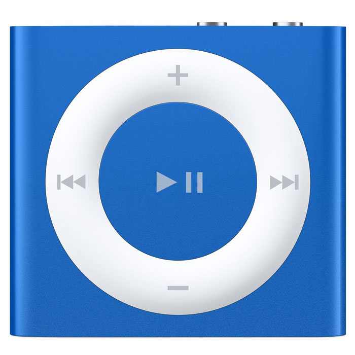 Apple iPod Shuffle 2 GB, Blue MP3-плеерMKME2RU/A Apple iPod Shuffle 2 GB, Blue MP3-плеерMKME2RU/AЯркий и удобный плеер iPod shuffle 5 поколения с функцией VoiceOver, плейлистами и снова с кнопками! Гладкий полированный алюминий и семь ярких цветов. Корпус нового iPod shuffle выполнен из цельного листа алюминия и отполирован до блеска - поэтому он производит впечатление прочности и изящества. Также он выпускается в разных цветах и может стать отличным модным аксессуаром. Выберите свой цвет: темно-серый, серебристый, фиолетовый, розовый, желтый, голубой или зеленый. Сотни песен, чтобы взять в дорогу: Любимые мелодии всегда будут с Вами. Благодаря аккумулятору, который работает 15 часов без подзарядки, и памяти объёмом 2 ГБ на iPod shuffle умещаются сотни песен. На нём хватит места для всех песен, которые Вы любите слушать в дороге или во время тренировок. А также для множества плейлистов, миксов Genius и подкастов. Держится за своё место: iPod shuffle не просто портативен. Его можно носить на одежде. Он надёжно крепится к...