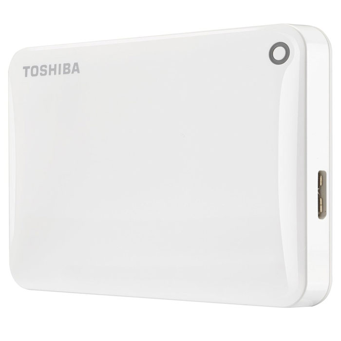 Toshiba Canvio Connect II 2TB, White внешний жесткий диск (HDTC820EW3CA)HDTC820EW3CA Toshiba Canvio Connect II 2TB, White внешний жесткий диск (HDTC820EW3CA)HDTC820EW3CAToshiba Canvio Connect II дает вам возможность быстро передавать файлы с интерфейсом USB 3.0 и хранить до 3 ТБ данных на внешнем жестком диске. Устройство полностью готово для работы с Microsoft Windows и не требует установки программного обеспечения, так что ничего не может быть удобнее для хранения всех ваших любимых файлов. В офисе или в дороге его классический дизайн будет всегда уместен. Более того, Toshiba Canvio Connect II позволяет подключаться также и к оборудованию с совместимостью USB 2.0. Этот внешний накопитель обеспечивает доступ к вашим файлам практически из любого места и с любого устройства. Toshiba Canvio Connect II может легко превратить ваш компьютер в облачный сервер благодаря предустановленному ПО для удаленного доступа (накопитель должен быть подключен к компьютеру и Wi-Fi). Помимо удаленного доступа это устройство предоставляет своему владельцу 10 ГБ дополнительного места в облачном сервисе. Программное обеспечение NTI Backup Now EZ обеспечивает...