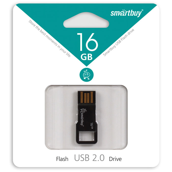 SmartBuy BIZ 16GB, Black USB-накопительSB16GBBIZ-K SmartBuy BIZ 16GB, Black USB-накопительSB16GBBIZ-KSmartBuy BIZ 16GB поможет вам сохранить большой объем информации различного типа. Для удобства ношения предусмотрено ушко, которое позволяет носить флешку с собой в качестве брелока на ключах. Пропускная способность интерфейса: 480 Мбит/сек Совместим с: Windows 7, Windows 8, Windows Vista, Windows XP, Windows 2000, Linux, MAC OS X