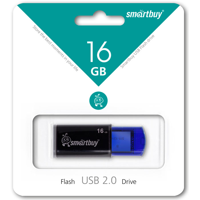 SmartBuy Click 16GB, Blue USB-накопительSB16GBCL-B SmartBuy Click 16GB, Blue USB-накопительSB16GBCL-BНакопитель Smartbuy Click может похвастаться ярким дизайном благодаря инновационному выдвижному USB- коннектору. Click имеет отполированную и приятную на ощупь поверхность. Инновационный выдвижной коннектор Элегантный дизайн и приятная на ощупь отполированная поверхность Отверстие для шнурка Совместим с: Windows 8/7/XP/2000/Vista, Mac OS 8.6 и Linux 2.4.0 (или выше)