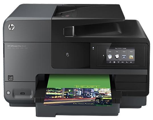HP Officejet Pro 8620 (A7F65A) МФУA7F65A HP Officejet Pro 8620 (A7F65A) МФУA7F65AПечатайте высококачественные цветные документы с принтером e-All-in-One: стоимость страницы на 50 % ниже, чем при лазерной печати1. Печатайте с большого сенсорного экрана, по беспроводной сети, в дороге или с мобильного устройства с поддержкой технологии NFC2,3,4.
