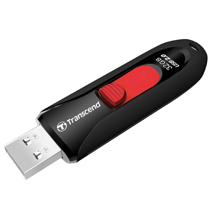 Transcend JetFlash 590 32GB, Black USB-накопительTS32GJF590K Transcend JetFlash 590 32GB, Black USB-накопительTS32GJF590KУдобный флэш-накопитель Transcend JetFlash 590 не имеет защитного колпачка, но, при этом, оснащен выдвигаемым USB- разъемом, помогающим уберечь его от возможных повреждений во время транспортировки. Чтобы спрятать или выдвинуть разъем, необходимо лишь нажать и сместить размещенный на корпусе устройства цветной ползунок. Благодаря высокоскоростному интерфейсу Hi-Speed USB 2.0 и большой емкости, накопители JetFlash 590 максимально упростят хранение, перенос и распространение любых цифровых файлов в дороге.