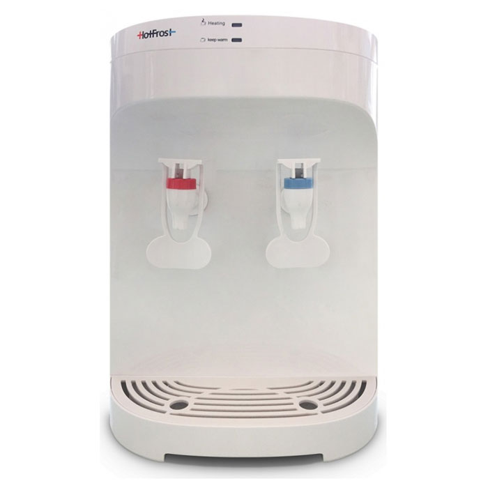 HotFrost D120E кулер для воды4630004841314 HotFrost D120E кулер для воды4630004841314HotFrost D120E - настольный кулер для воды с электронным охлаждением. Корпус данной модели выполнен из прочного ABS пластика. Кулер имеет надежную конструкцию, а также устойчив к воздействию ультрафиолета.