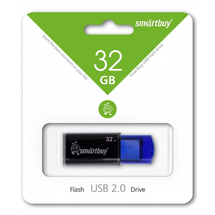 SmartBuy Click 32GB, Blue USB-накопительSB32GBCL-B SmartBuy Click 32GB, Blue USB-накопительSB32GBCL-BНакопитель Smartbuy Click может похвастаться ярким дизайном благодаря инновационному выдвижному USB- коннектору. Click имеет отполированную и приятную на ощупь поверхность. Инновационный выдвижной коннектор Элегантный дизайн и приятная на ощупь отполированная поверхность Отверстие для шнурка Совместим с: Windows 8/7/XP/2000/Vista, Mac OS 8.6 и Linux 2.4.0 (или выше)