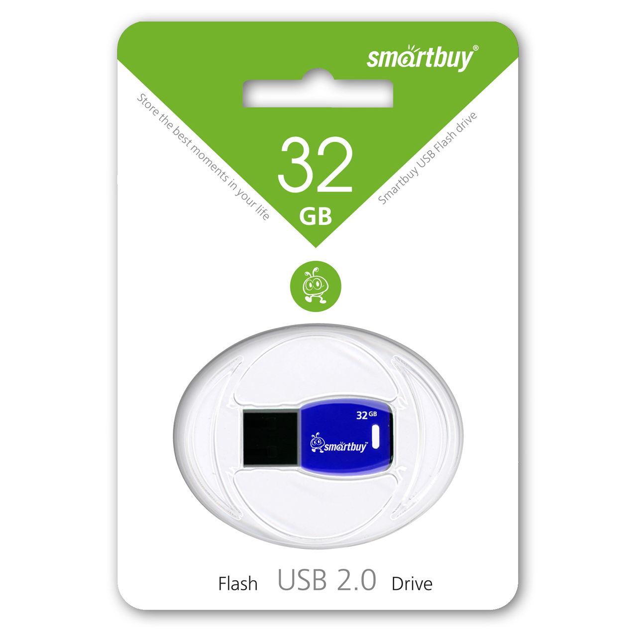 SmartBuy Cobra 32GB, Dark Blue USB-накопительSB32GBCR-Db SmartBuy Cobra 32GB, Dark Blue USB-накопительSB32GBCR-DbВ цифровую эру компактный флеш-накопитель - это ключ в цифровой мир, который предлагает бесконечные возможности сохранения памятных событий. Флеш-накопитель Smartbuy Cobra, по дизайну напоминающий ключ, можно подсоединить к брелоку с другими ключами, что позволит вам всегда свои воспоминания носить с собой. Совместима с: Windows 8/7/XP/2000/Vista, Mac OS 8.6 и Linux 2.4.0 (или выше) Уникальный дизайн в виде ключа Пропускная способность интерфейса: 480 Мбит/сек