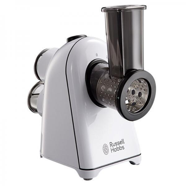 Russell Hobbs 20345-56 Aura овощерезка20345-56 Aura Russell Hobbs 20345-56 Aura овощерезка20345-56 AuraОвощерезка Aura обладает широким функционалом для различных кулинарных задач: будь то нарезка моркови и шинковка капусты для приготовления салата из шинкованной капусты или приготовление мелко нарезанных овощей для запеканки и гарниров или терка твердых сыров, такого как пармезан. Большой помощник на кухне Вы можете использовать режим пульс или постоянную скорость - все зависит от рецепта. Овощерезка обладает широким погружным жерлом (56 мм) для загрузки целого продукта без предварительной нарезки. Система хранения насадок позволит содержать прибор в крайне компактном состоянии.