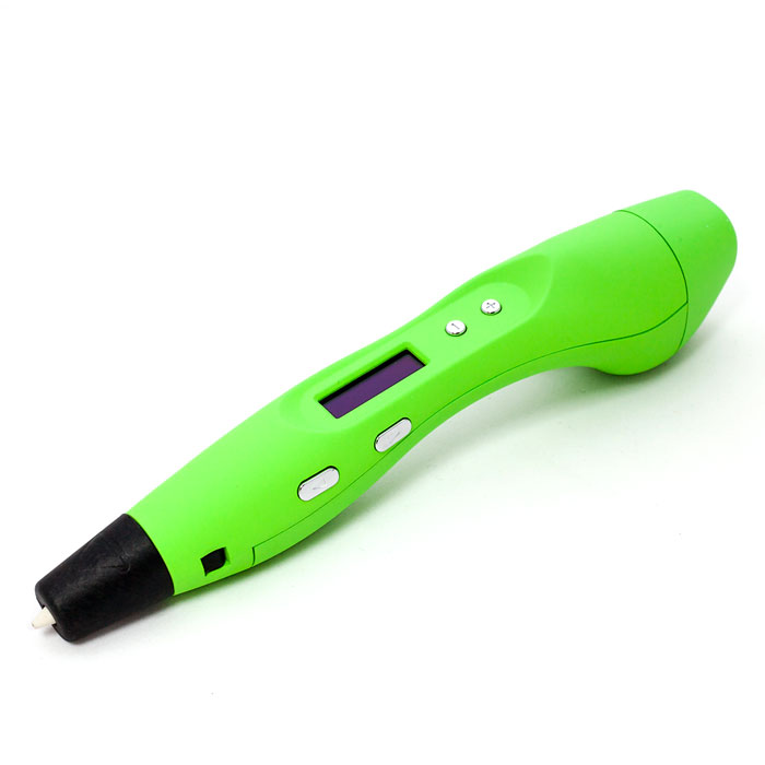 MyRiwell RP400A, Green 3D ручкаRP400A, green MyRiwell RP400A, Green 3D ручкаRP400A, green3D ручка MyRiwell RP400A позволяет рисовать объемные картины и создавать трехмерные объекты. Для рисования 3D ручкой используется ABS и PLA пластик. Пластик расплавляется внутри корпуса ручки и подается в сопло. Температура и скорость подачи пластика регулируется, что позволяет рисовать толстыми или тонкими линиями. Диаметр сопла: 0,4 мм Материал печати: ABS, PLA пластик Диаметр используемой нити: 1,75 мм Скорость печати: 0,076-0,86 см3/мин Температура печати: ABS - 230°С; PLA - 180°С Размеры экструдера: 5,5 см х 2,5 см х 5,5 см
