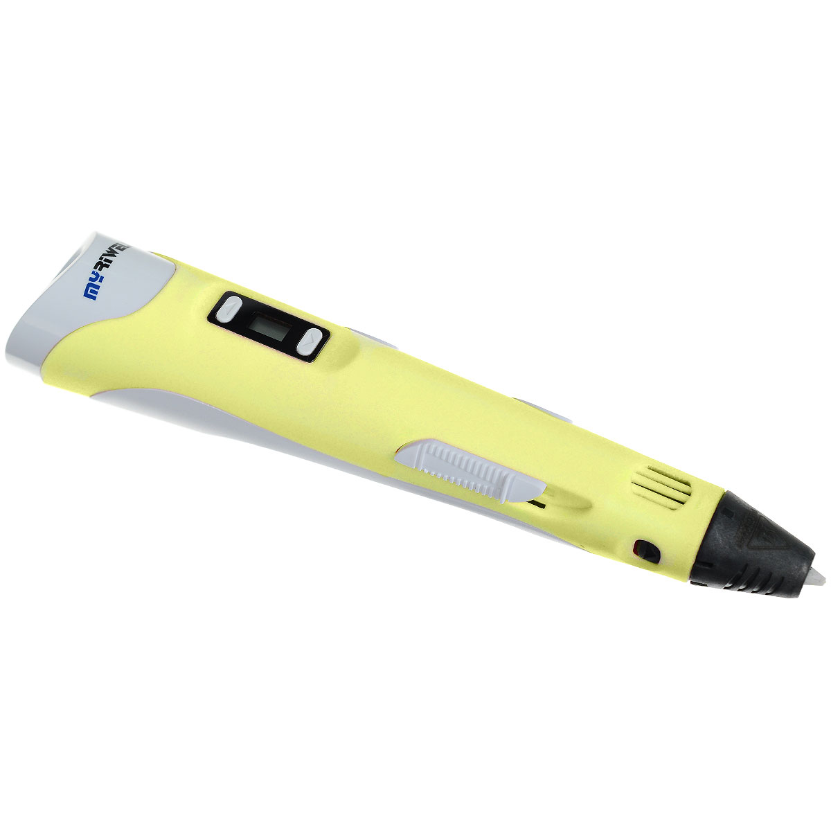 MyRiwell RP100B, Yellow 3D ручкаRP100B, yellow MyRiwell RP100B, Yellow 3D ручкаRP100B, yellow3D ручка MyRiwell RP100B позволяет рисовать объемные картины и создавать трехмерные объекты. Для рисования 3D ручкой используется ABS и PLA пластик. Пластик расплавляется внутри корпуса ручки и подается в сопло. Температура и скорость подачи пластика регулируется, что позволяет рисовать толстыми или тонкими линиями. Диаметр сопла: 0,7 мм Материал печати: ABS, PLA пластик Диаметр используемой нити: 1,75 мм Скорость печати: 2-40 мм/сек Рабочая температура: 150-240 °С