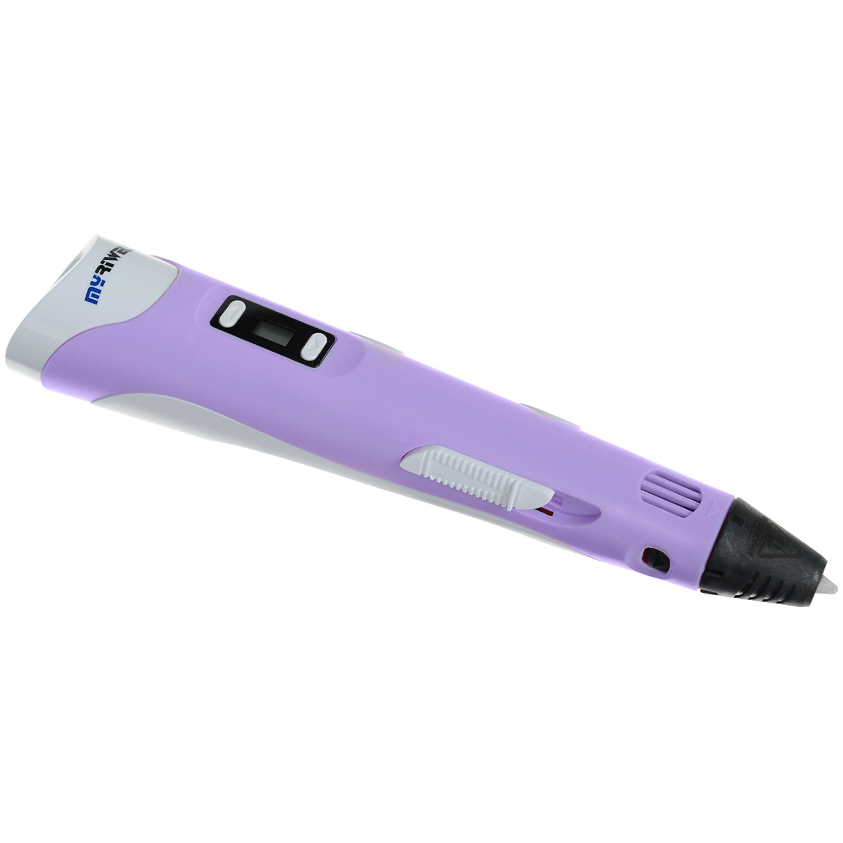 MyRiwell RP100B, Purple 3D ручкаRP100B, purple MyRiwell RP100B, Purple 3D ручкаRP100B, purple3D ручка MyRiwell RP100B позволяет рисовать объемные картины и создавать трехмерные объекты. Для рисования 3D ручкой используется ABS и PLA пластик. Пластик расплавляется внутри корпуса ручки и подается в сопло. Температура и скорость подачи пластика регулируется, что позволяет рисовать толстыми или тонкими линиями. Диаметр сопла: 0,7 мм Материал печати: ABS, PLA пластик Диаметр используемой нити: 1,75 мм Скорость печати: 2-40 мм/сек Рабочая температура: 150-240 °С
