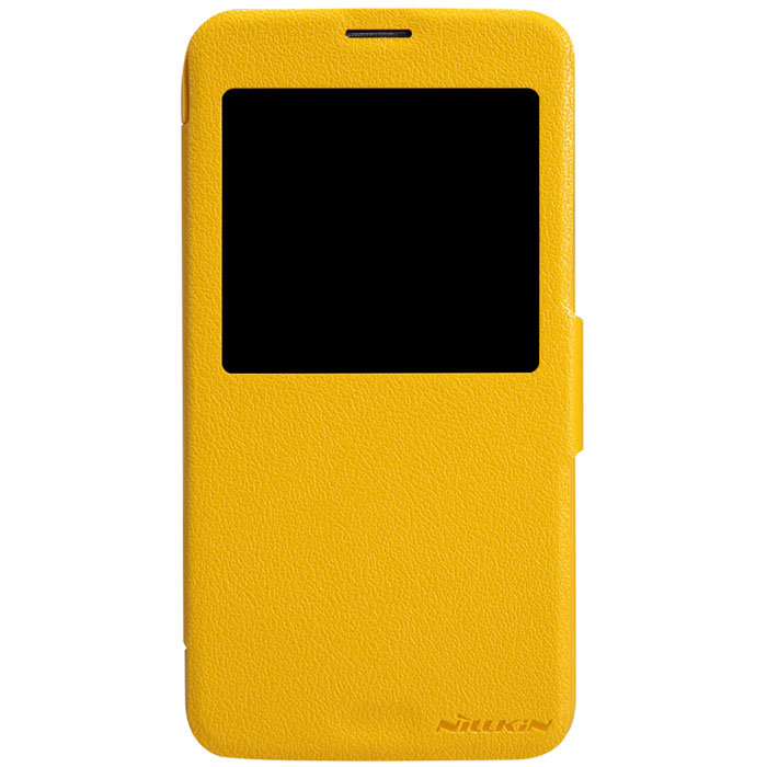 Nillkin Fresh Series Leather Case чехол для Samsung Galaxy S5, YellowT-N-SG900-001 Nillkin Fresh Series Leather Case чехол для Samsung Galaxy S5, YellowT-N-SG900-001Чехол Nillkin Fresh Series Leather Case сделан из высококачественного поликарбоната и экокожи. Он надежно фиксирует и защищает смартфон при падении. Обеспечивает свободный доступ ко всем разъемам и элементам управления. Уникальный дизайн чехла с окном для экрана, в котором отображаются все важные иконки. Нет необходимости открывать чехол для того, чтобы установить время, выбрать музыку, сделать фото, ответить на звонок или прочитать сообщение.