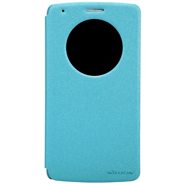 Nillkin Sparkle Leather Case чехол для LG G3 (D855), BlueT-N-LGG3-009 Nillkin Sparkle Leather Case чехол для LG G3 (D855), BlueT-N-LGG3-009Чехол Nillkin Sparkle Leather Case для LG G3 (D855) изготовлен из высококачественной искусственной кожи с перламутровым покрытием. Основа чехла состоит из поликарбоната. Благодаря чувствительному материалу, из которого выполнено функциональное окно, отсутствует необходимость открывать чехол для того, чтобы ответить на вызов, проверить время, воспользоваться камерой или любой другой функцией. Очень удобно и практично. Ультратонкий Водостойкий Противоскользящий Функциональность: умный сон, автопробуждение