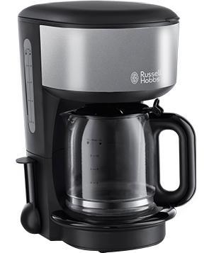 Russell Hobbs 20132-56 Colours Storm, Grey кофеварка20132-56 Russell Hobbs 20132-56 Colours Storm, Grey кофеварка20132-56Вам понравится насыщенный вкус и аромат кофе, приготовленного в кофеварке Storm Grey. Кофеварка Colours Storm Grey это не только элемент дизайна вашей кухни, но и современный прибор, позволяющий готовить настоящий кофе. Кофеварка является частью коллекции для завтрака Colours, обладает улучшенной технологией экстракции кофе и достигает оптимальной температуры заваривания на 50% быстрее*, для того, чтобы вы в любой момент смогли насладиться чашкой идеального напитка. Кофеварка Storm Grey необычайно компактная и стильная. Приготовление до 10 чашек за одно заваривание, стеклянный кувшин емкостью 1.25 литра и мерная ложечка помогут вам с точностью приготовить необходимое количество чашек кофе. Предпочитаете ли вы крепкий или умеренный вкус, эта улучшенная версия кофеварки приготовит напиток, отвечающий именно вашему вкусу.