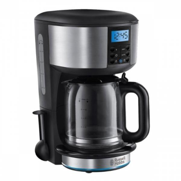 Russell Hobbs 20681-56 Legacy Polished кофеварка20681-56 Russell Hobbs 20681-56 Legacy Polished кофеварка20681-56Кофеварка обладает улучшенной технологией подачи воды для максимального смачивания всей поверхности молотого кофе, что гарантирует сохранение богатого вкуса и аромата, а оптимальная температура воды для заваривания кофе достигается на 50% быстрее*. Кофеварка Legacy может приготовить до 10 чашек за одно заваривание (емкость стеклянного кувшина 1.25 л.), а если вам необходимо меньше - просто выберите опцию на 1-4 чашки. Кофеварка обладает цветовым кольцом с красной подсветкой, которое индицирует режим заваривания и функцию поддержания тепла после приготовления.