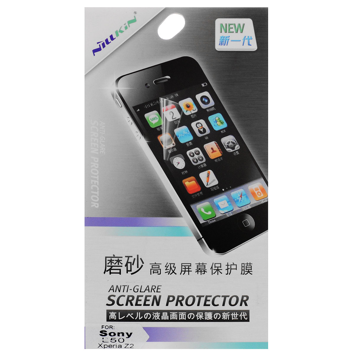 Nillkin Screen Protector защитная пленка для Sony Xperia Z2, матоваяSP-041 Nillkin Screen Protector защитная пленка для Sony Xperia Z2, матоваяSP-041Защитная пленка Nillkin Screen Protector для Sony Xperia Z2 сохраняет экран смартфона гладким и предотвращает появление на нем царапин и потертостей. Структура пленки позволяет ей плотно удерживаться без помощи клеевых составов. Пленка практически незаметна на экране смартфона и сохраняет все характеристики цветопередачи и чувствительности сенсора.