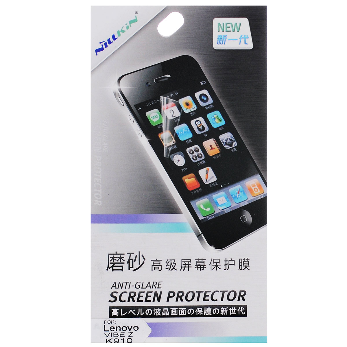 Nillkin Screen Protector защитная пленка для Lenovo K910 (Vibe Z), матоваяSP-026 Nillkin Screen Protector защитная пленка для Lenovo K910 (Vibe Z), матоваяSP-026Защитная пленка Nillkin Screen Protector для Lenovo K910 (Vibe Z) сохраняет экран смартфона гладким и предотвращает появление на нем царапин и потертостей. Структура пленки позволяет ей плотно удерживаться без помощи клеевых составов. Пленка практически незаметна на экране смартфона и сохраняет все характеристики цветопередачи и чувствительности сенсора.