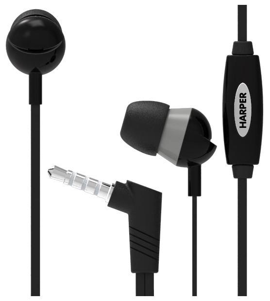Harper HV-102, Black наушникиHV-102 black Harper HV-102, Black наушникиHV-102 blackМодель наушников Harper HV-102 предлагается в трех цветах: черном, белом и красном. Наушники оснащены встроенным микрофоном, а также пультом для быстрого и удобного переключения между музыкой и вызовами. L-образный штекер наушников Harper HV-102 обеспечит прочность и долговечность кабеля, а для обеспечения максимального комфорта в комплекте идут силиконовые накладки 3 разных размеров для максимального комфорта.