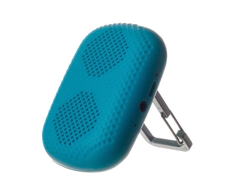 Harper PS-041, Blue портативная колонкаPS-041 Blue Harper PS-041, Blue портативная колонкаPS-041 BlueHarper PS-041 позволит прослушивать любимые треки где бы вы не находились. Мини-колонка достаточно компактная и легкая. Ее можно взять с собой на прогулку, в дорогу или на природу. Посредством беспроводного канала динамик легко подключается практически к любому современному устройству, в том числе смартфону, планшету или ноутбуку, при этом радиус действия сигнала составляет до 10 метров. В случае, когда плеер не оснащен модулем беспроводной связи, его подключение к мини-колонке производится через порт AUX. Все кнопки управления находятся на задней панели. LED индикатор, вынесенный на боковую грань, сообщит пользователю о низком заряде аккумулятора. Чтобы ответить на звонок, вам не нужно доставать телефон из кармана, достаточно кратко нажать на кнопку Hand-Free. Встроенный микрофон расположен рядом с разъемом для подзарядки и входом AUX. Мини-колонка оснащена карабином, который позволяет установить устройство на ровную поверхность или пристегнуть к сумке. Время работы через...