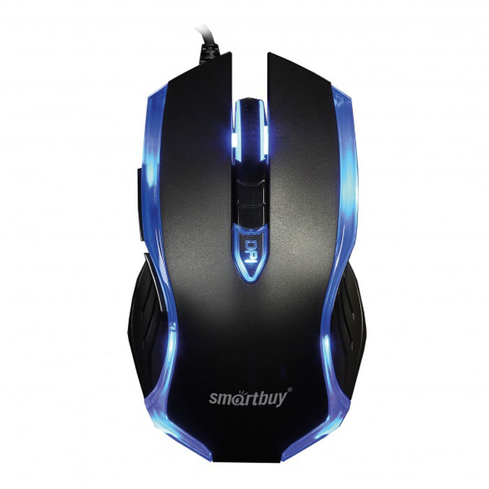 SmartBuy SBM-701G-K, Black проводная игровая мышьSBM-701G-K SmartBuy SBM-701G-K, Black проводная игровая мышьSBM-701G-KИгровая мышь SmartBuy SBM-701G-K с прорезиненным колесом прокрутки имеет эргономичный дизайн, удобный захват и немигающую синюю подсветку. Оптический сенсор High-end уровня оптимизирован для шутеров от первого лица. Трехступенчатое переключение DPI позволит выбрать необходимое вам разрешение, а контактные площадки (ножки) снижают трение до оптимального скольжения.