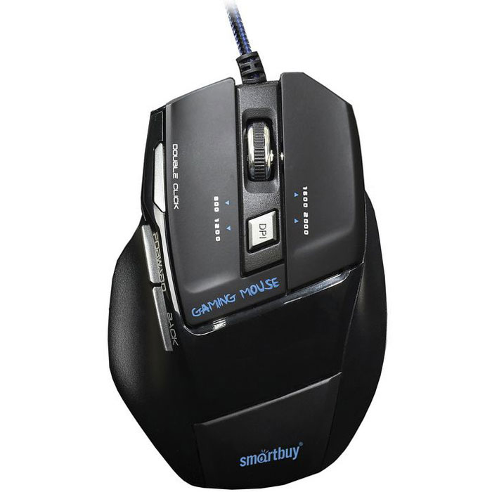 SmartBuy SBM-702G-K, Black проводная игровая мышьSBM-702G-K SmartBuy SBM-702G-K, Black проводная игровая мышьSBM-702G-KФорма мыши SmartBuy SBM-702G-K с позолоченным USB-коннектером спроектирована для максимального комфорта при использовании всех преобладающих на сегодняшний день среди геймеров способов захвата. На корпусе расположено 7 кнопок с высококачественными контактами профессионального геймерского уровня, а нескользящее покрытие улучшает управление мышкой во время интенсивных игровых сессий. Функция plug-and-play позволяет геймеру участвовать в выездных турнирах без необходимости устанавливать программное обеспечение.