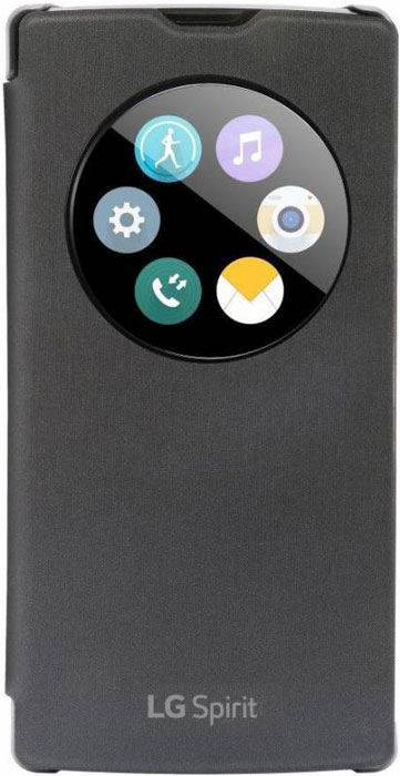LG QuickCircle чехол для Spirit H422, BlackCCF-595.AGRATB LG QuickCircle чехол для Spirit H422, BlackCCF-595.AGRATBНаличие умного чехла QuickCircle для LG Spirit H422 обеспечивает мгновенный доступ к часам, погоде, музыке, позволяет принять или отклонить вызов и даже вести съёмку на камеру, не открывая чехла! А главное QuickCircle станет модным аксессуаром, выгодно подчеркивающим индивидуальность и стиль его владельца!