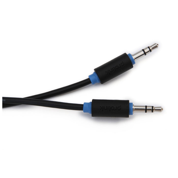 Prolink PB105 аудиокабель (1.5 м)PB105-0150 Prolink PB105 аудиокабель (1.5 м)PB105-0150Интерфейсный кабель Prolink PB105 служит для подключения аудио устройств (iPod,наушников, микрофонов, внешних колонок и т.д.). Несмотря на относительную дешевизну данной серии, кабель изготовлен из высококачественного полихлорвинила, жилы проводников отлиты и чистой бескислородной меди. Эти материалы обеспечивают очень качественную передачу сигнала, придают кабелю гибкость и эффектный внешний вид. Конструкция разъема не разборная, залита гибким пластиком, что обеспечивает надежность и долговечность в работе. Тип сигнала: стерео (аналоговый) Никелированные термопластичные коннекторы Elastomer Проводник из 99,99% бескислородной меди высокой проводимости (OFC) Диэлектрик: PVC Экранирование: алюминиевая фольга Внешняя оболочка: PVC черного цвета