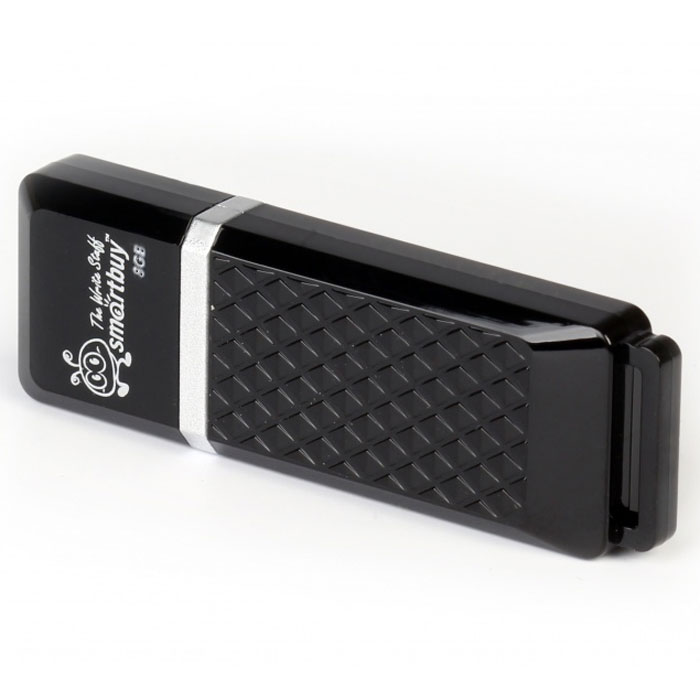 SmartBuy Quartz Series 8GB, Black USB-накопительSB8GBQZ-K SmartBuy Quartz Series 8GB, Black USB-накопительSB8GBQZ-KSmartBuy Quartz Series 8GB - один из самых стильных флеш-накопителей в линейке Smartbuy. Отличное сочетание элегантности, стиля и практичности. Представлен в классическом черном цвете с серебристой полоской. Пропускная способность интерфейса: 480 Мбит/сек Совместим с: Windows 7, Windows 8, Windows Vista, Windows XP, Windows 2000, Linux, MAC OS X