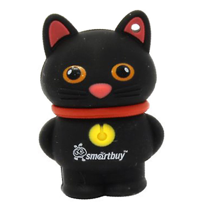SmartBuy Wild Series Catty 8GB, Black USB-накопительSB8GBCatK SmartBuy Wild Series Catty 8GB, Black USB-накопительSB8GBCatKФлеш-накопитель SmartBuy Wild Series Catty 8GB предназначен для долговременного хранения и переноса данных и совместим с любым считывающим устройством, которое оснащено USB-портом. Накопитель имеет оригинальный дизайн в виде котенка и доставит много веселых минут пользователям.