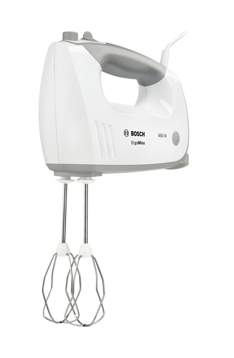 Bosch MFQ 36440 миксерMFQ36440 Bosch MFQ 36440 миксерMFQ36440Bosch MFQ 36440 — это ручной миксер, мощность которого составляет 450 Вт. Миксер имеет 5 скоростей вращения и турборежим. Для большего удобства данная модель снабжена кнопками легкого отсоединения венчиков, крюков и блендера. Bosch MFQ 36440 имеет современный стильный дизайн.