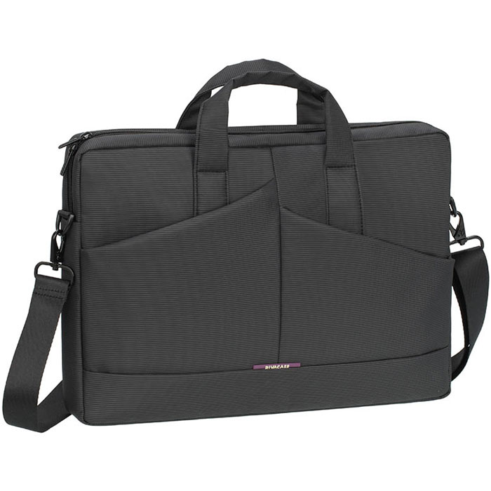 Riva 8731 сумка для ноутбука 15,6, GreyRivaCase 8731 grey Riva 8731 сумка для ноутбука 15,6, GreyRivaCase 8731 greyСумка Riva 8731 для ноутбука до 15.6 выполнена из плотного синтетического материала и имеет утолщенные стенки для лучшей защиты ноутбука от случайных ударов и царапин, а также от пыли и влаги. Два дополнительных внутренних отделения помогут удобно разместить все необходимые аксессуары, планшет до 10.1 и документы. Два внешних передних кармана на молнии для хранения аксессуаров и визитных карт, авторучек, смартфона. Дополнительное отделение на задней панели служит для хранения аксессуаров, документов. Двойная застежка молния обеспечивает удобный доступ к устройству. Ручки предназначены для транспортировки в руках, также для удобства переноски сумка оборудована регулируемым съемным плечевым ремнем.