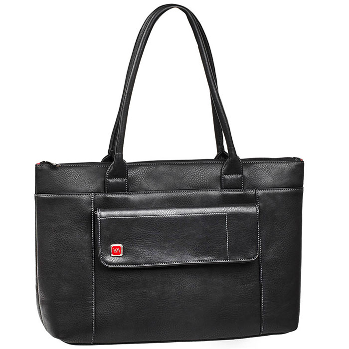 Riva 8991 сумка для ноутбука 15,6, BlackRivaCase 8991 (PU) black Riva 8991 сумка для ноутбука 15,6, BlackRivaCase 8991 (PU) blackСумка Riva 8991 для ноутбука до 15.6 выполнена из плотной искусственной кожи для защиты ноутбука от случайных ударов и царапин, а также от пыли и влаги. Отделение для ноутбука имеет уплотненные стенки и ремень для надежной фиксации устройства. Вместительное основное отделение и два дополнительных кармана (одно из них на молнии) помогут удобно разместить все необходимые аксессуары, планшет до 10.1 и документы. Внешний карман на магнитной застежке предназначен для документов, смартфона. Яркая красная подкладка облегчает поиск необходимого гаджета. Удобные удлиненные ручки служат для переноски сумки в руках или на плече.
