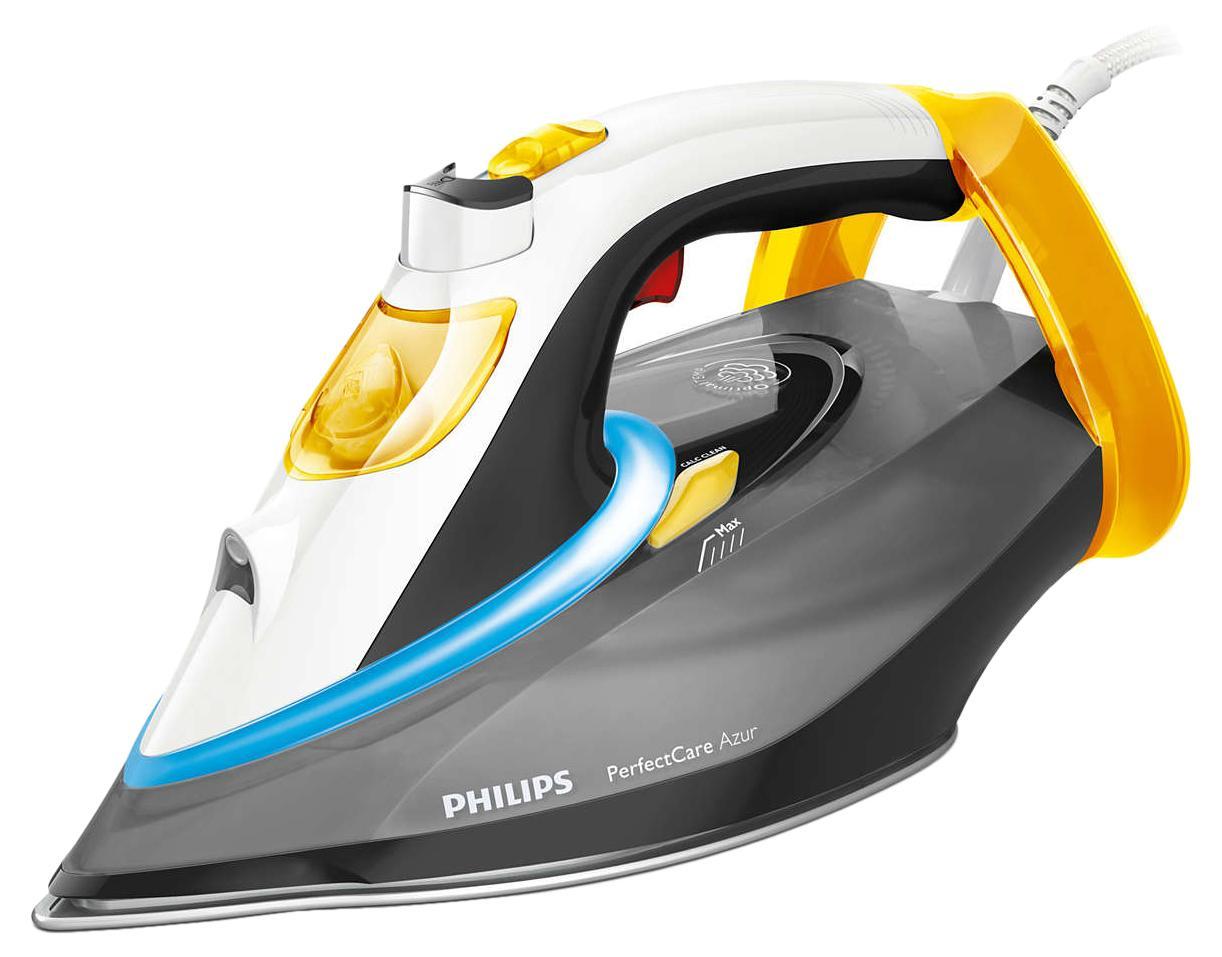 Philips GC4922/80 PerfectCare Azur утюгGC4922/80 Philips GC4922/80 PerfectCare Azur утюгGC4922/80Philips GC4922/80 Утюг PerfectCare Azur 2600Вт,п/п 50 г/мин,п/у 200 г,под.T-ionicGLIDE,автооткл.,двойн.очист.от накипи