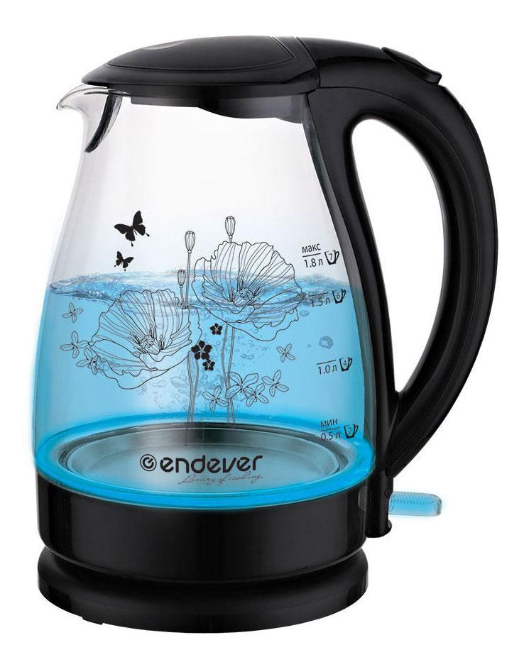 Endever KR-309G электрический чайникKR-309G Endever KR-309G электрический чайникKR-309GЭлектрический чайник – один из самых необходимых электроприборов на любой кухне. Чайник Endever SkyLine KR-309G – это высокое качество изготовления, современный дизайн, стильная расцветка. Чайники Endever SkyLine KR-309G – модель из термостойкого био-стекла, выполненная в классическом элегантном дизайне с внутренней светодиодной подсветкой и оригинальным рисунком на корпусе. Кроме того модель SkyLine KR-308G оснащена дисковым нагревательным элементом и контроллером STRIX, обеспечивающим 15000 циклов закипания. Он украсит интерьер любой кухни и создаст прекрасное настроение!