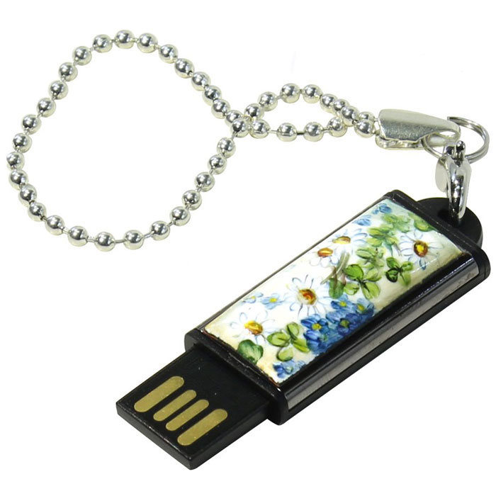 Iconik Ромашки 32GB USB флеш-накопительMTFF-CHAMLE-32GB Iconik Ромашки 32GB USB флеш-накопительMTFF-CHAMLE-32GBФлеш-накопитель Iconik Ромашки имеет декоративную панель с рисунком ромашек. У накопителя пластиковый ударопрочный корпус, а высокая пропускная способность и поддержка различных операционных систем делают его незаменимым. Для удобства предусмотрена петля для шнурка. Пропускная способность интерфейса: 480 Мбит/сек Совместимость: Windows 8, Windows 7, Windows Vista, Linux, MAC OS X