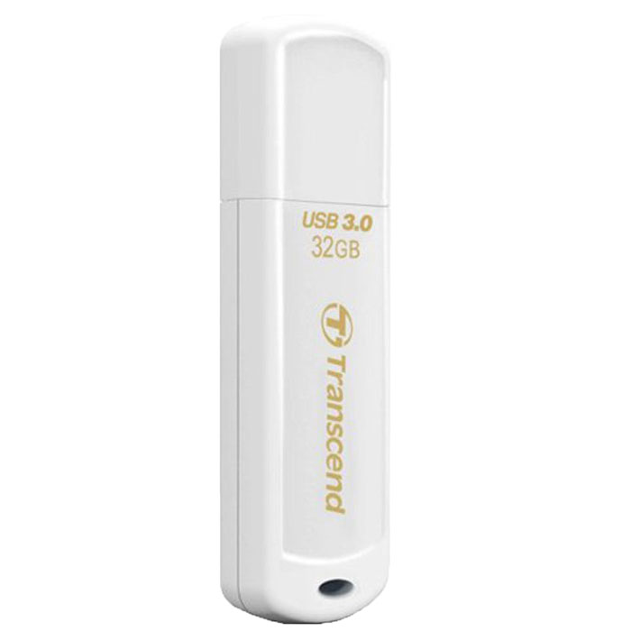 Transcend JetFlash 730 32GB, White USB-накопительTS32GJF730 Transcend JetFlash 730 32GB, White USB-накопительTS32GJF730Те, кто всегда ценил в вещах качество, оценят элегантный и выразительный дизайн USB-накопителя Transcend JetFlash 730. Утончённый вид JetFlash 730 в белом исполнении соединил в себе стойкость и лёгкость пластикового корпуса, который не только красиво выглядит, но и надёжно защищает важную информацию, куда бы вы не пошли.