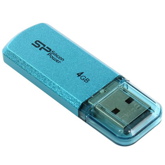 Silicon Power Helios 101 4GB, Blue USB-накопительSP004GBUF2101V1B Silicon Power Helios 101 4GB, Blue USB-накопительSP004GBUF2101V1BДоступный в яблочно-зеленом и лазоревом цветах новый Silicon Power Helios 101 имеет алюминиевый корпус с матовым покрытием. Silicon Power Helios 101 отражает футуристический, стильный и простой дизайн. Он тонок, легок и подходит для пользователей, следящих за модой! Helios 101 может быть прикреплен к брелоку с ключами и использоваться как аксессуар. Обладающий функцией plug&play Helios 101 - идеальный компаньон нетбука! ПО SP Widget с 7 основными функциями для защиты данных: Синхронизация и Резервное копирование Мои Документы Синхронизация и Резервное копирование других папок Синхронизация и Резервное копирование Outlook/Outlook express Копирование и шифрование данных на USB носитель Загрузка 60-дневной пробной версии Symantec Norton Internet security бесплатно Синхронизация и Резервное копирование папки Избранное Блокирование компьютера паролем, по времени или USB накопителем
